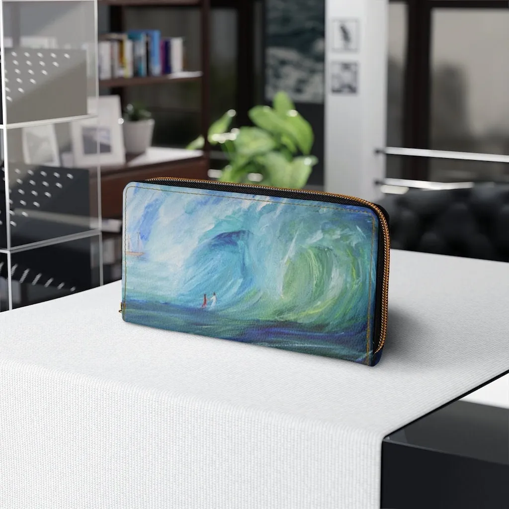 Walking on Water Zipper Wallet