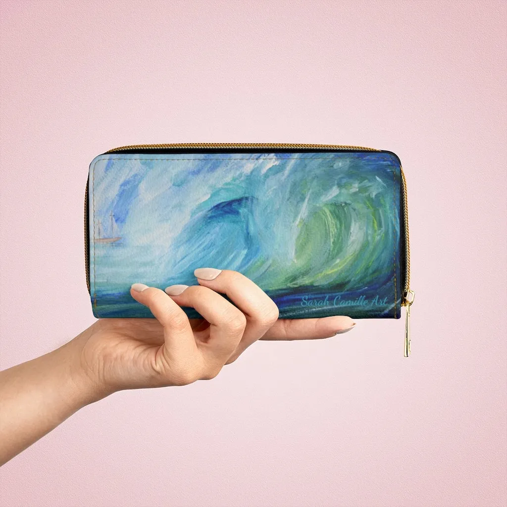 Walking on Water Zipper Wallet