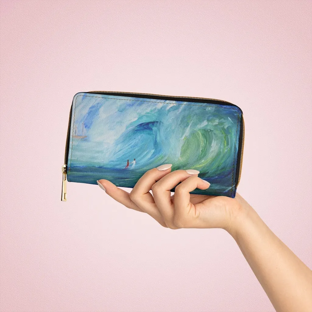 Walking on Water Zipper Wallet