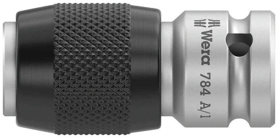 Wera 05042750001 784 A 1/4" Adaptor with quick-release chuck, 1/4" x 30 mm