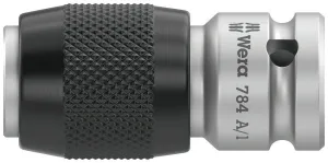 Wera 05042750001 784 A 1/4" Adaptor with quick-release chuck, 1/4" x 30 mm