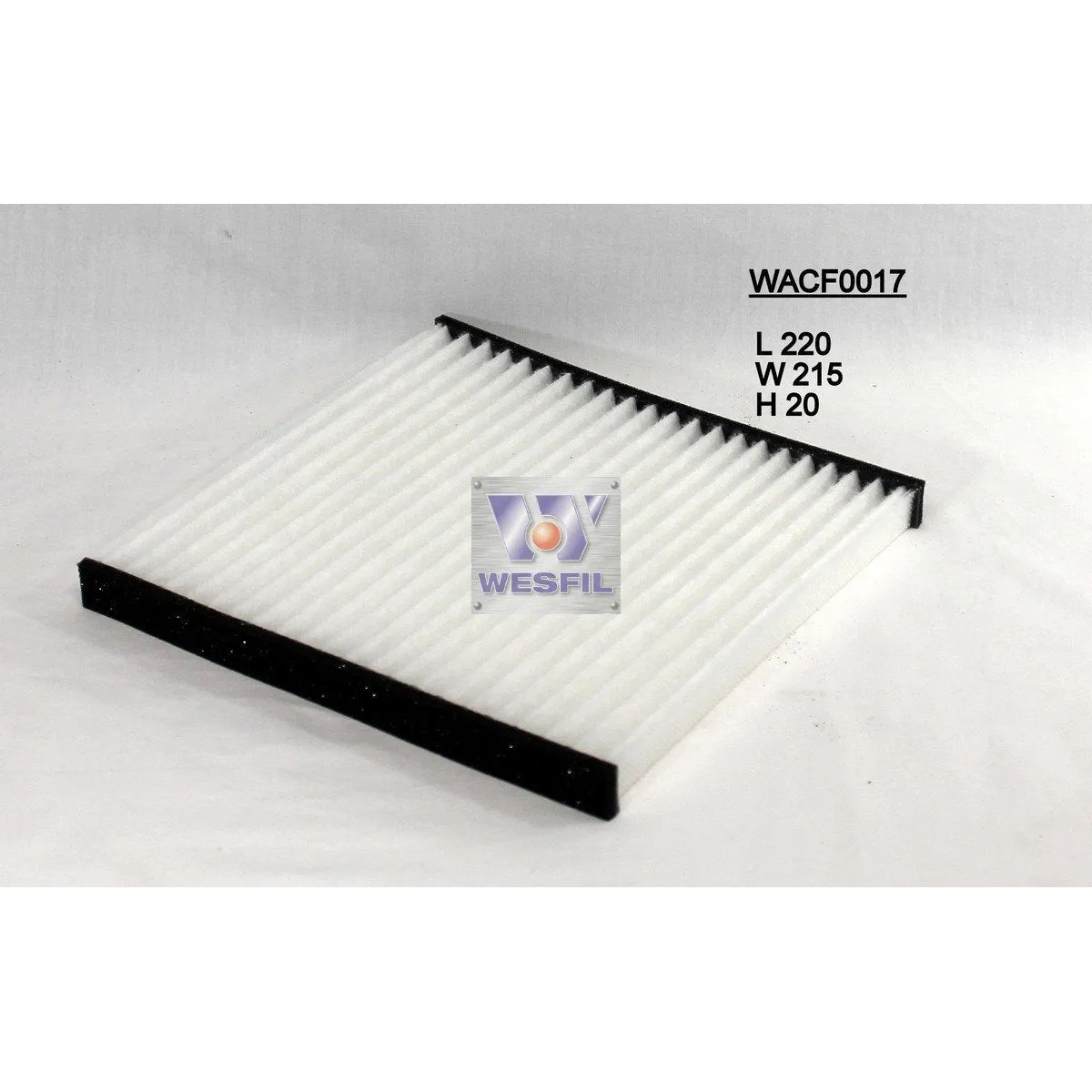 Wesfil Cabin/Pollen Air Filter - WACF0017 - RCA152C