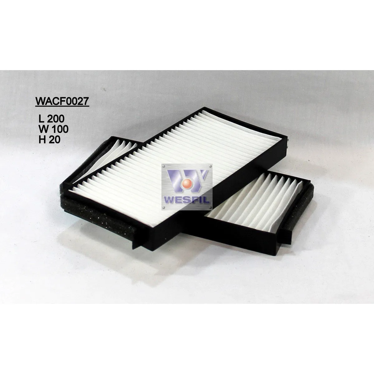 Wesfil Cabin/Pollen Air Filter - WACF0027