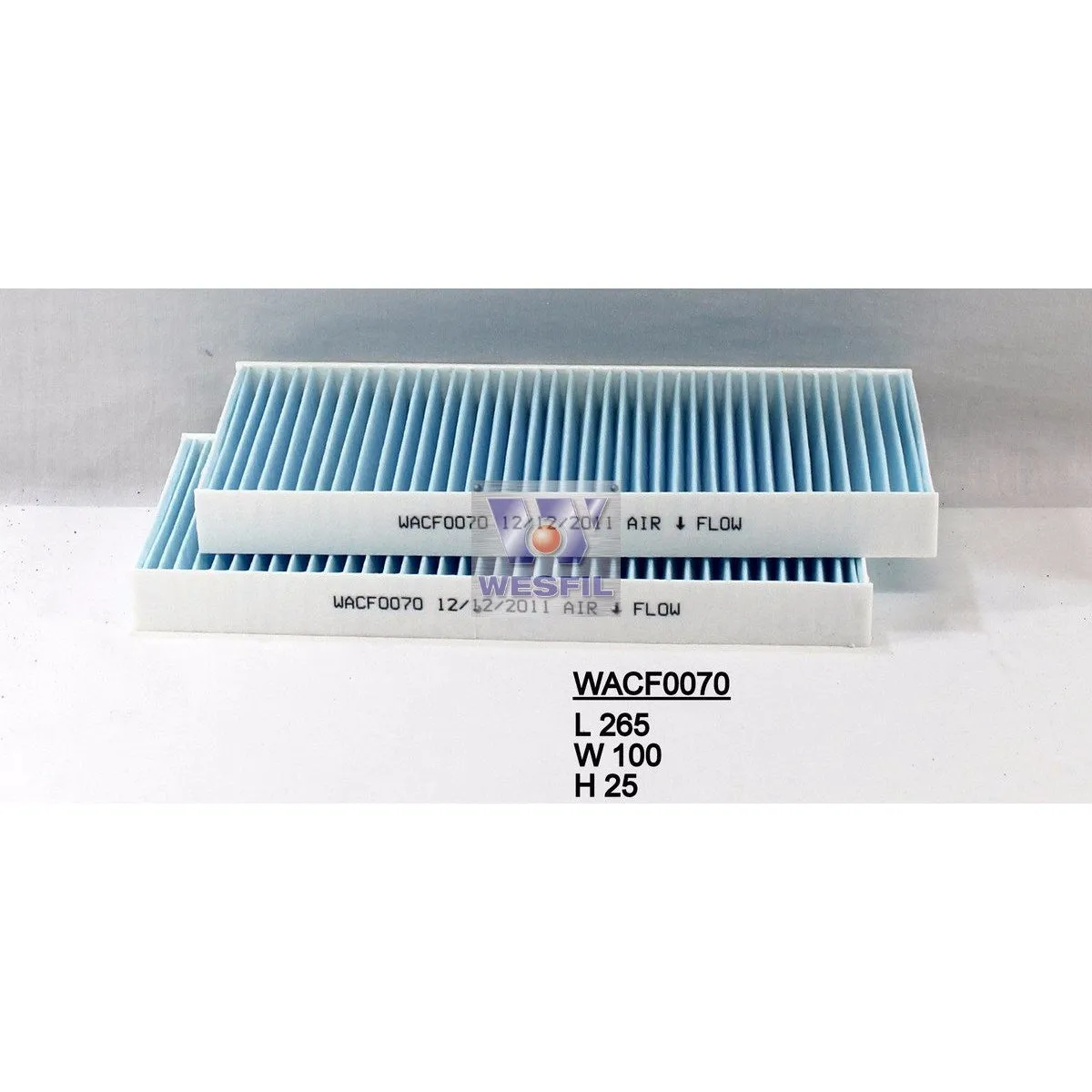 Wesfil Cabin/Pollen Air Filter - WACF0070 - RCA174P