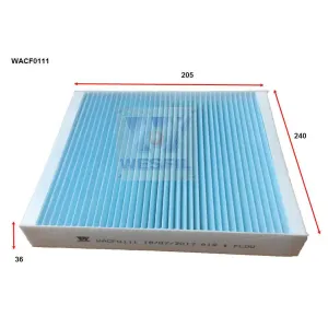 Wesfil Cabin/Pollen Air Filter - WACF0111 - RCA224P