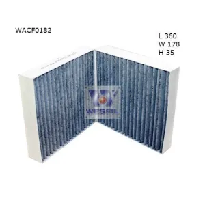 Wesfil Cabin/Pollen Air Filter - WACF0182 - RCA266C