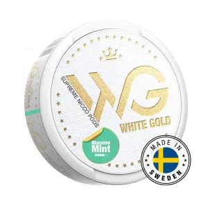 White Gold Mini Massive Mint Nicotine Pouches