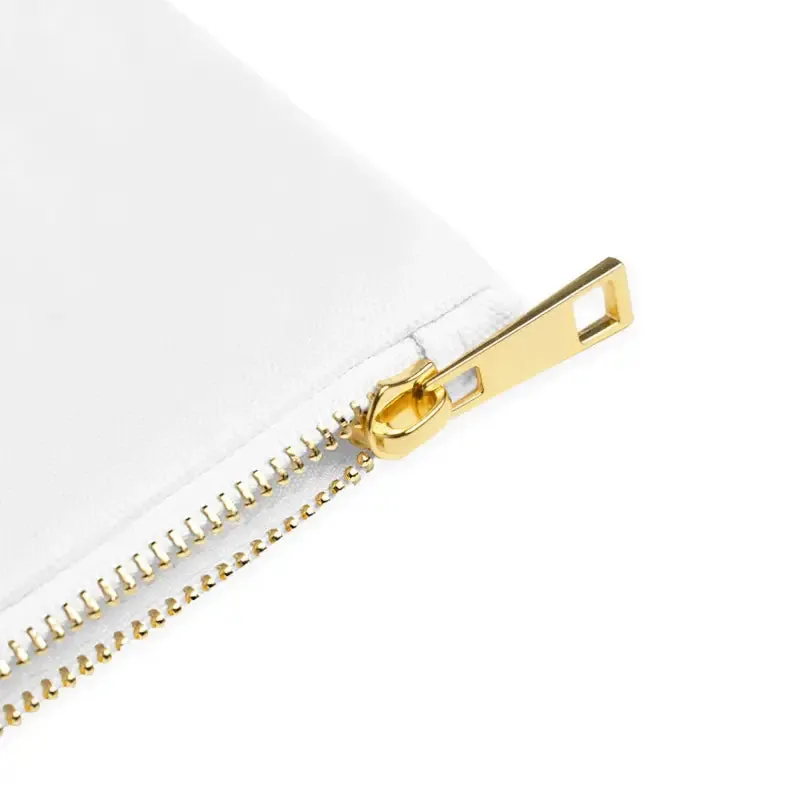 Wild Soul Cosmetic Bag with Gold Color Zipper