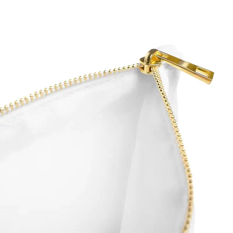 Wild Soul Cosmetic Bag with Gold Color Zipper