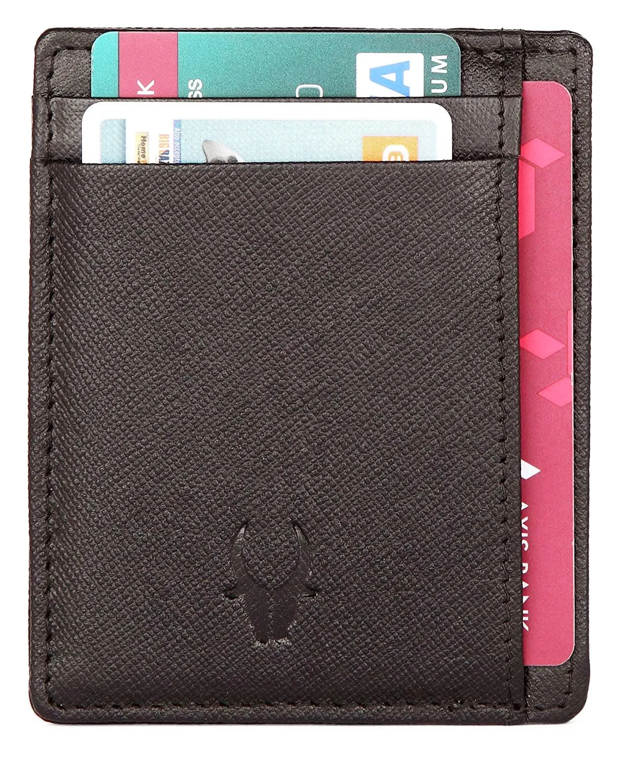 WILDHORN®Genuine Leather Card Case for Mens