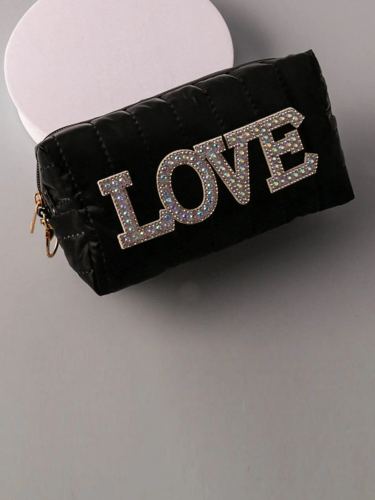 WOMEN'S GRAPHIC LOVE COSMETIC BAG