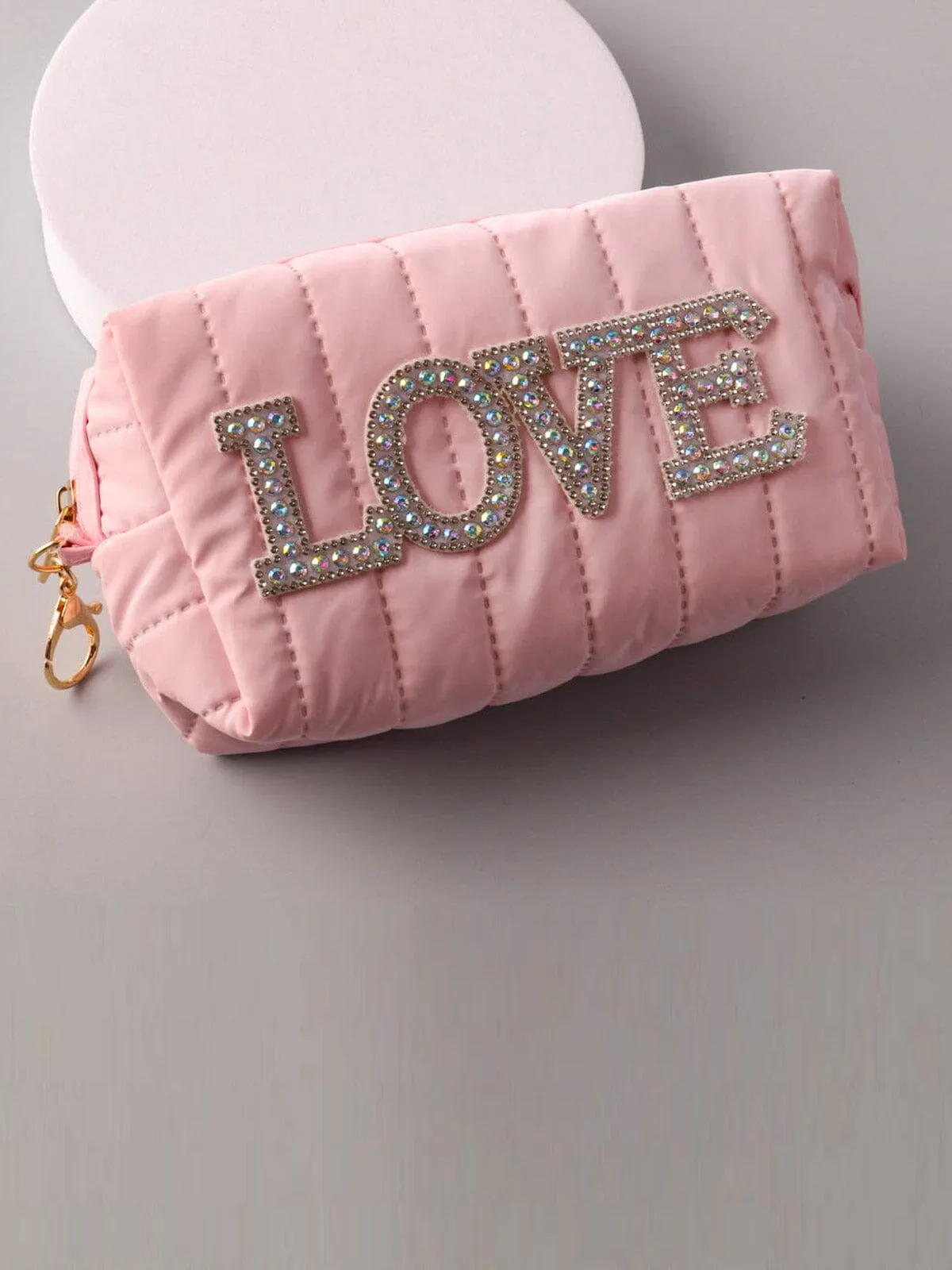 WOMEN'S GRAPHIC LOVE COSMETIC BAG