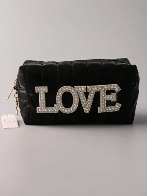 WOMEN'S GRAPHIC LOVE COSMETIC BAG