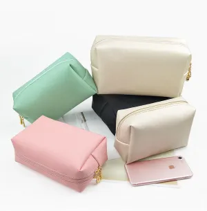 Women's Hand-held Portable Waterproof Cute Toiletry Cosmetic Bags