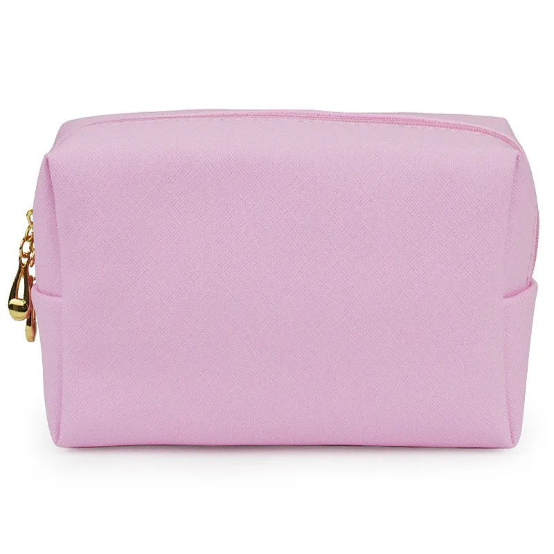 Women's Hand-held Portable Waterproof Cute Toiletry Cosmetic Bags