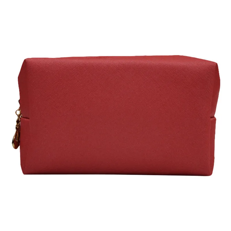 Women's Hand-held Portable Waterproof Cute Toiletry Cosmetic Bags