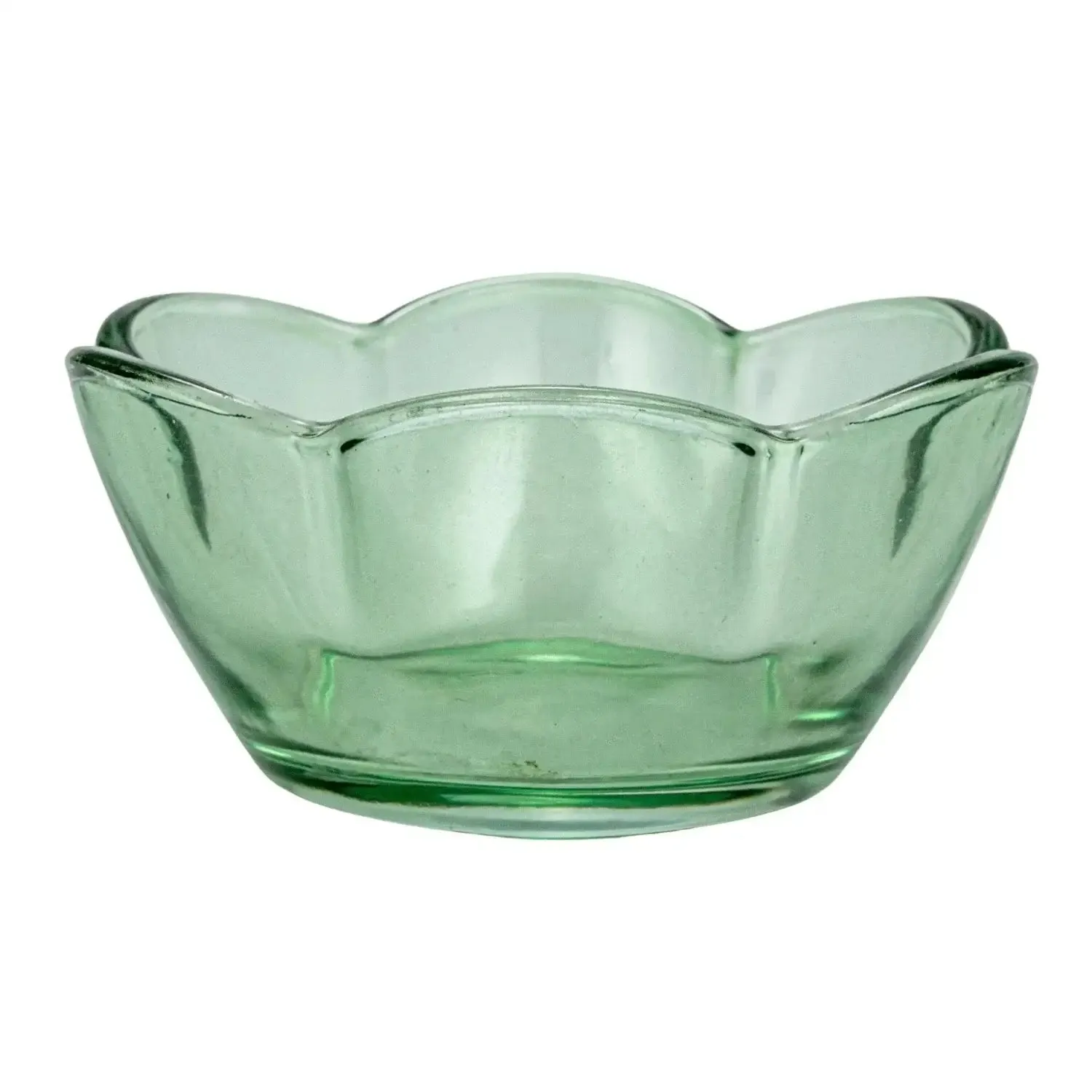 WOOD TRAY EMBOSSED GLASS TEALIGHT/VOTIVE HOLDERS VASE, SET OF 7