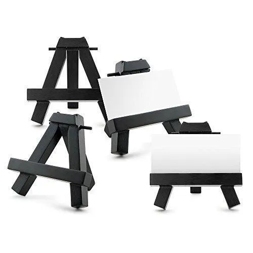 Wooden Easel  Place Card Holders Set of 4