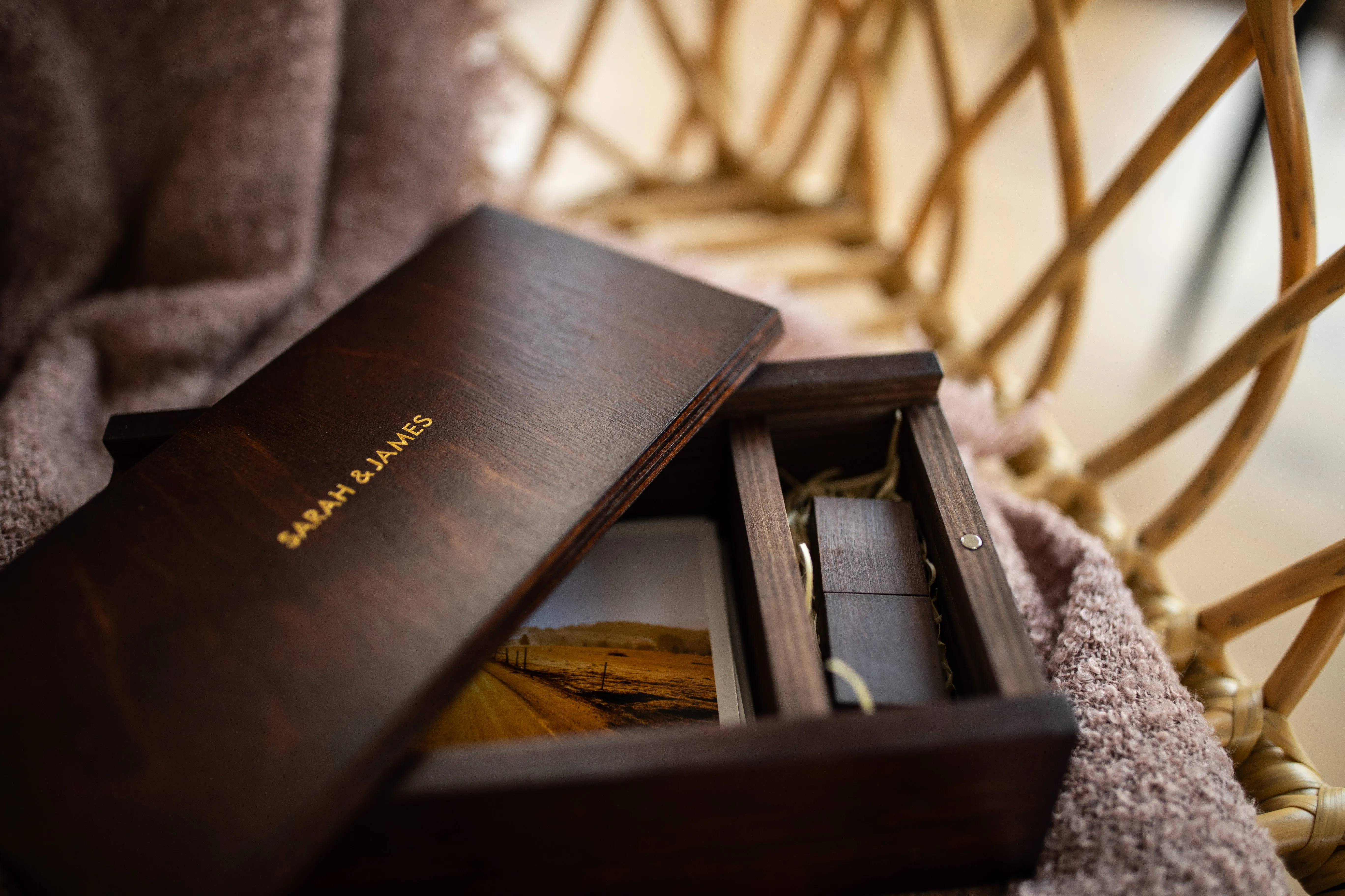 Wooden Print Box