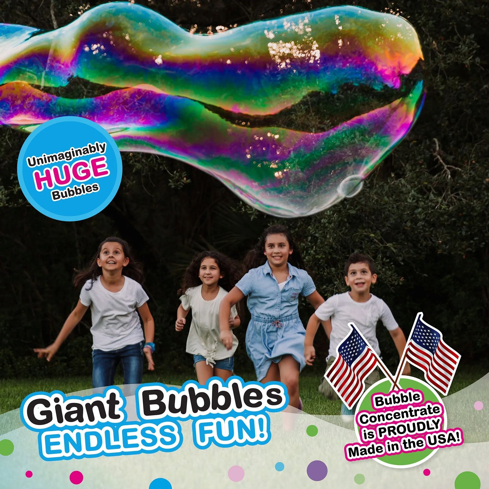 WOWmazing Bubble Concentrate Refill - 3 Pouch-Pack - Just Add Water!
