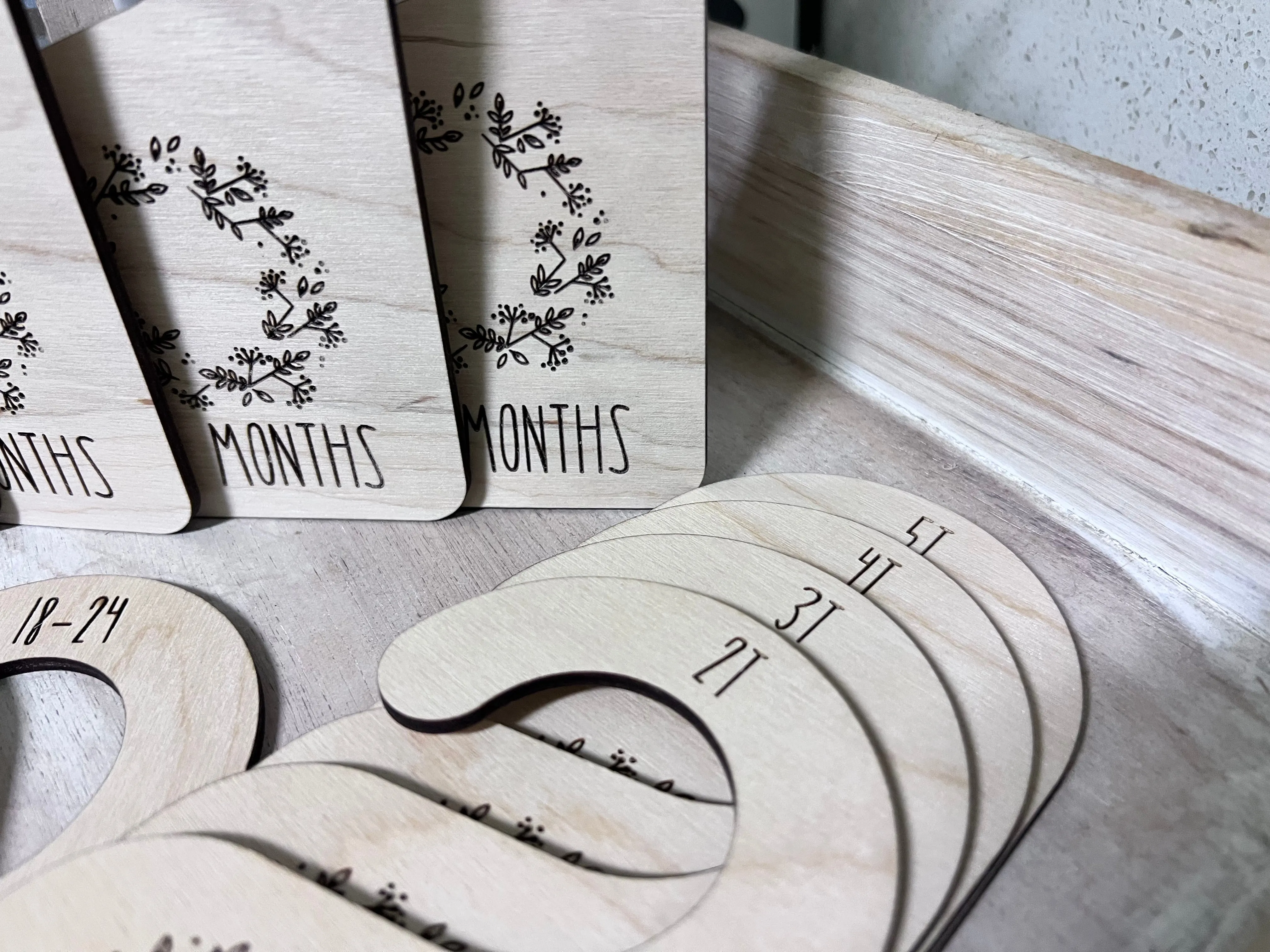 Wreath Baby Closet Organizers