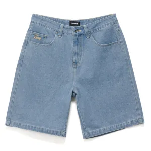 XLarge - Folded Crown Bull Denim Shorts Mid Blue