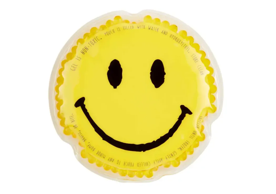 Yellow Emoticon Face Ouch Pouch