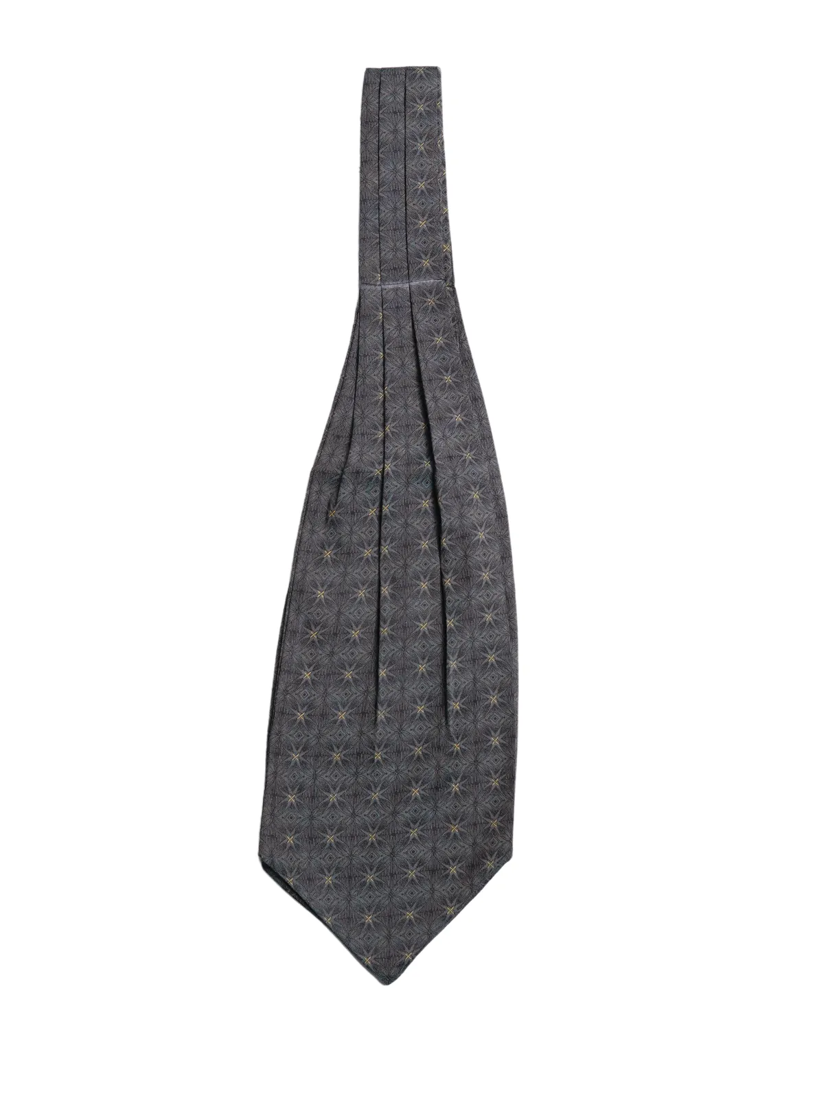 Yellow Patterned Ascot