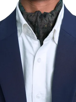 Yellow Patterned Ascot