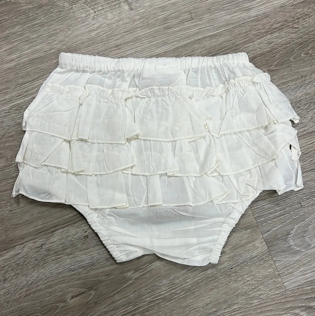 Yo Baby Ivory Ruffle Bottom Diaper Cover