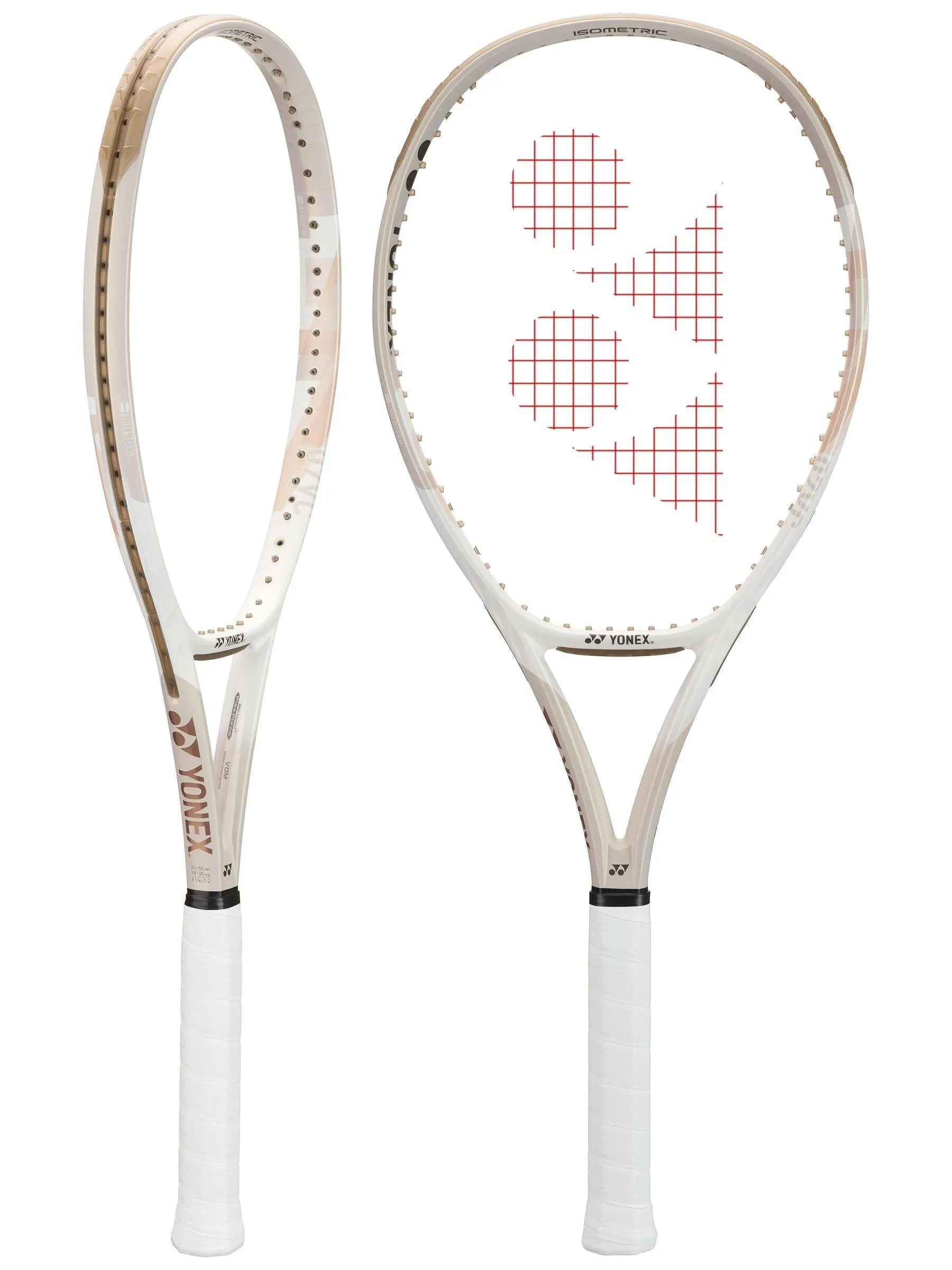 Yonex VCORE 100L 7th Gen. Tennis Racquet in Sand Beige