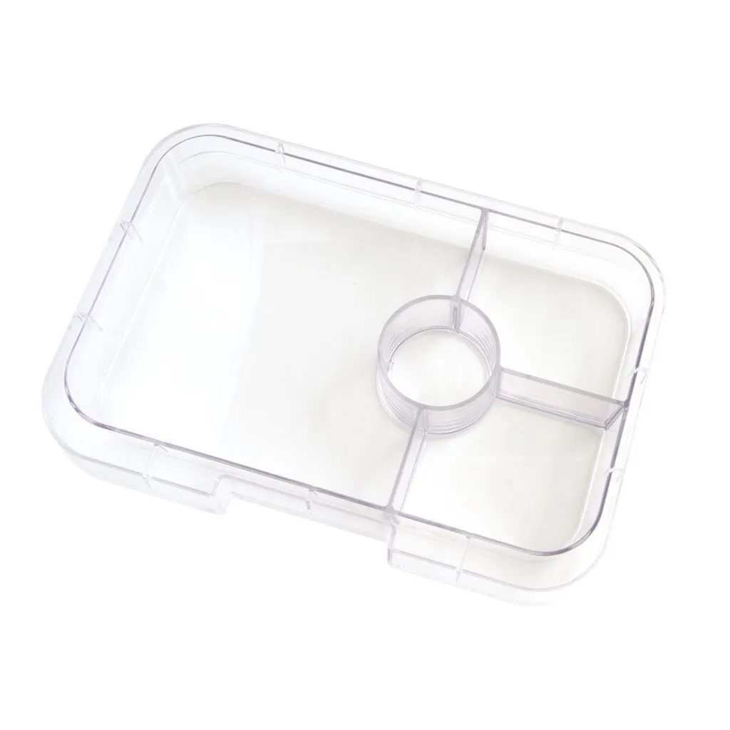 Yumbox Tapas 4 Compartment Tray - Clear