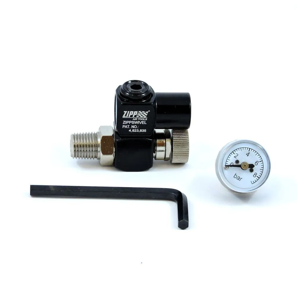 ZA92S2K 1/4" Swivel Joint - Aluminum w/Full Close Type Regulator Kit