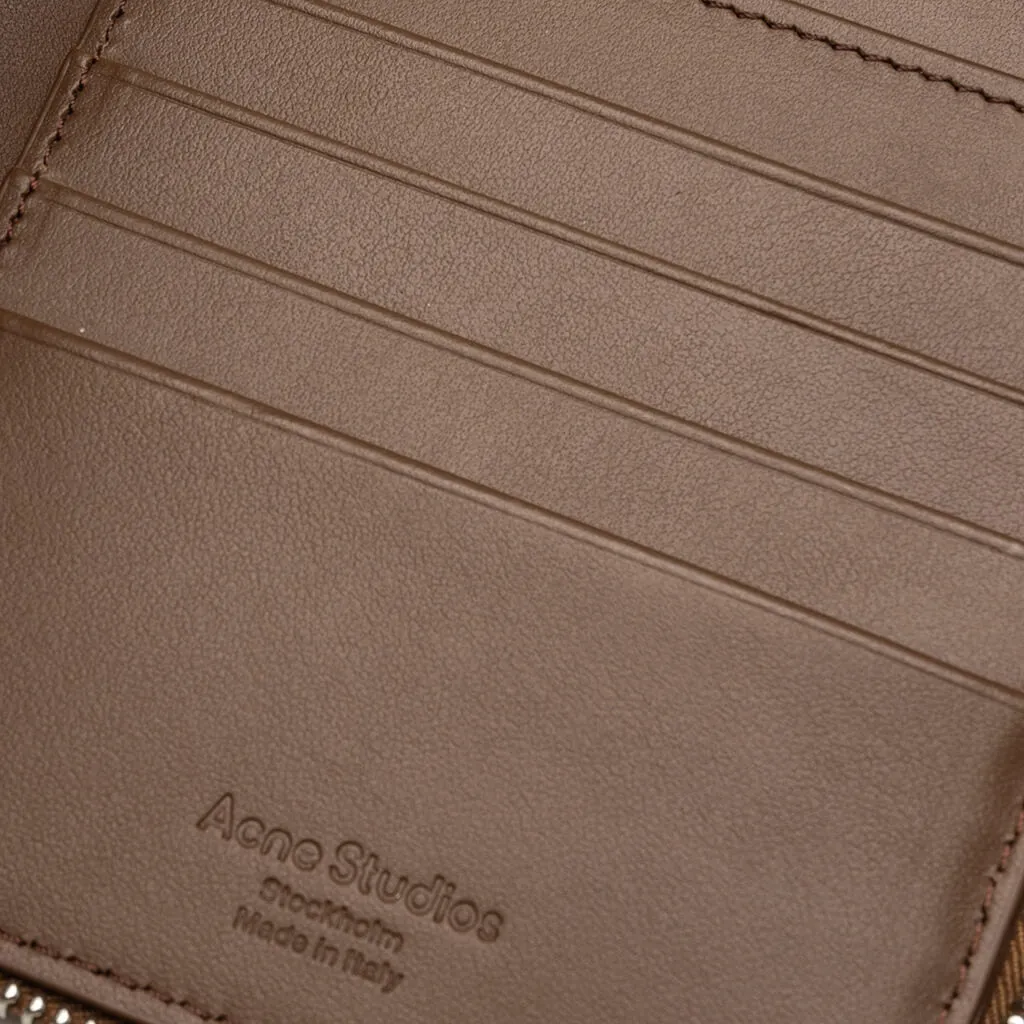 Zipped Wallet - Camel Brown