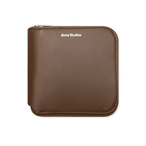 Zipped Wallet - Camel Brown
