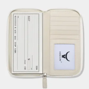 Zippered Checkbook Cover