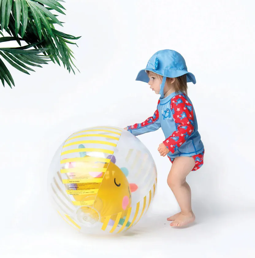 Zoocchini - Rashguard Top & Swim Diaper Set - Seal