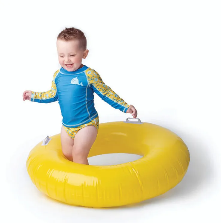 Zoocchini - Rashguard Top & Swim Diaper Set - Whale