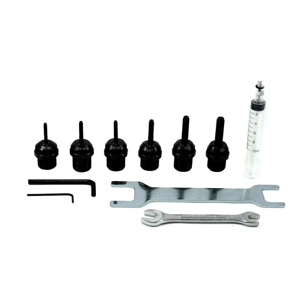 ZRN1606MD (Metric) -- 3,500 lbs Traction Power, Pneumatic/Hydraulic Rivet Nut Tool - Spin/Pull/Spin  [M4-M12] (Digital Reporting)